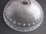 Glass lamp shade 24% lead crystal , Made in USA , - O'Rourke crystal awards & gifts abp cut glass