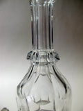 Cut Glass fluted  Antique Decanter quality at its best - O'Rourke crystal awards & gifts abp cut glass