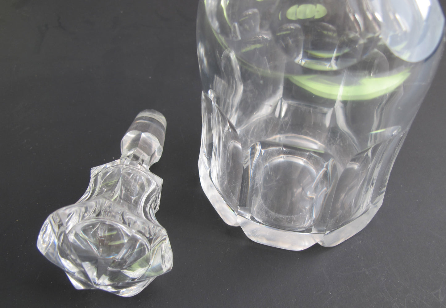 Cut Glass fluted  Antique Decanter quality at its best - O'Rourke crystal awards & gifts abp cut glass