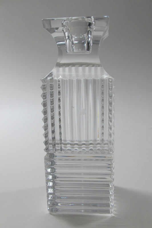 Signed Val st lambert candle holder CRYSTAL 5.375" - O'Rourke crystal awards & gifts abp cut glass