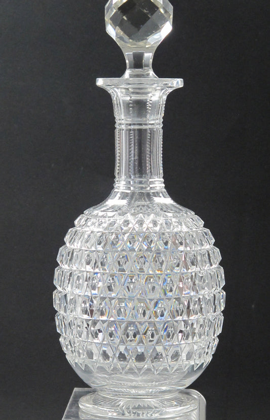 American Brilliant Period Cut Glass decanter,  Antique  ABP - O'Rourke crystal awards & gifts abp cut glass
