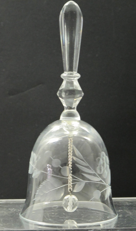 Lenox Bouquet Crystal bell Hand blown Made in USA - O'Rourke crystal awards & gifts abp cut glass