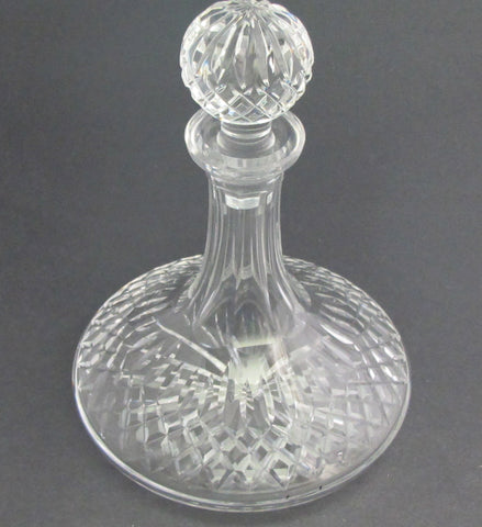 Signed Waterford glass Ships decanter - O'Rourke crystal awards & gifts abp cut glass