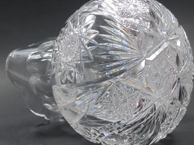 Pitcher American Brilliant Period Cut Glass Antique - O'Rourke crystal awards & gifts abp cut glass