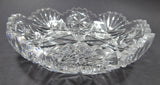 ABP cut glass low bowl American brilliant - O'Rourke crystal awards & gifts abp cut glass