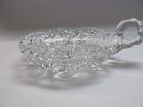 American Brilliant Period 6" Nappy cut glass Antique auction - O'Rourke crystal awards & gifts abp cut glass