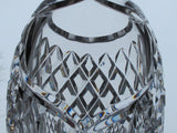 Hand Cut 24% lead crystal  large vase with space for etching 9.25 lb Award - O'Rourke crystal awards & gifts abp cut glass