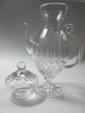 Hand cut glass Coffee pot high hand polished - O'Rourke crystal awards & gifts abp cut glass