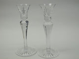 Lenox Monticello Cut glass candle sticks Pair Crystal Made in USA - O'Rourke crystal awards & gifts abp cut glass