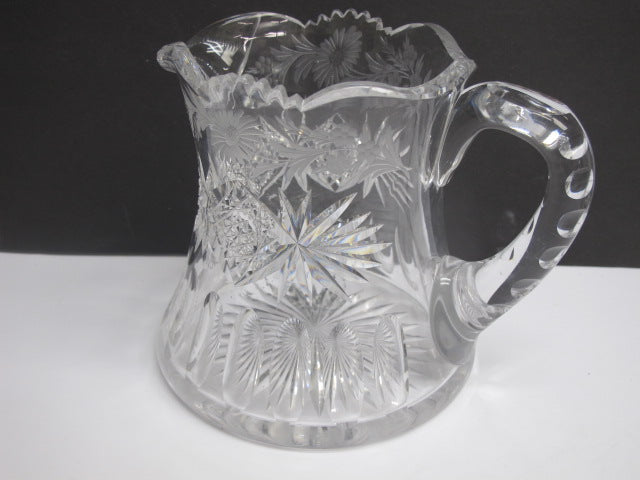 Signed Sinclaire ABP cut glass pitcher - O'Rourke crystal awards & gifts abp cut glass
