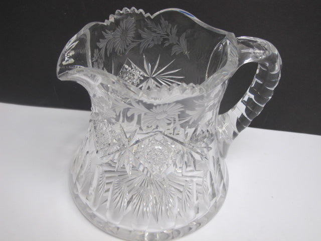 Signed Sinclaire ABP cut glass pitcher - O'Rourke crystal awards & gifts abp cut glass