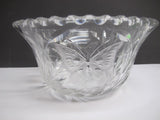 ABP cut glass bowl American brilliant blown blank intaglio butterfly - O'Rourke crystal awards & gifts abp cut glass