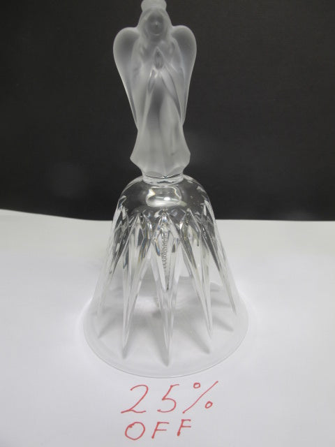 Lenox Crystal Angel bell Made in USA - O'Rourke crystal awards & gifts abp cut glass