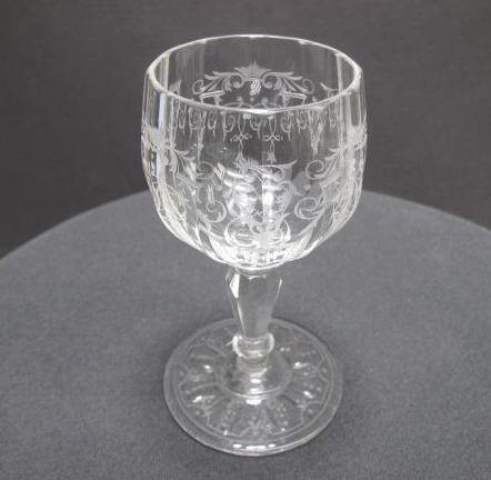 Signed Clear Glass Stemware Engraved - O'Rourke crystal awards & gifts abp cut glass