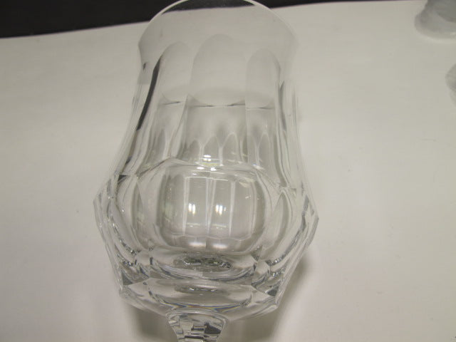 Old galway crystal goblet hand cut glass Ireland