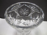 ABP cut glass vase antique C11