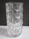 Pressed glass vase Crown C4