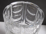 Pressed glass vase Crown C4