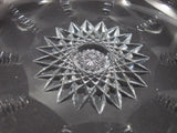 ABP cut glass fluted low bowl