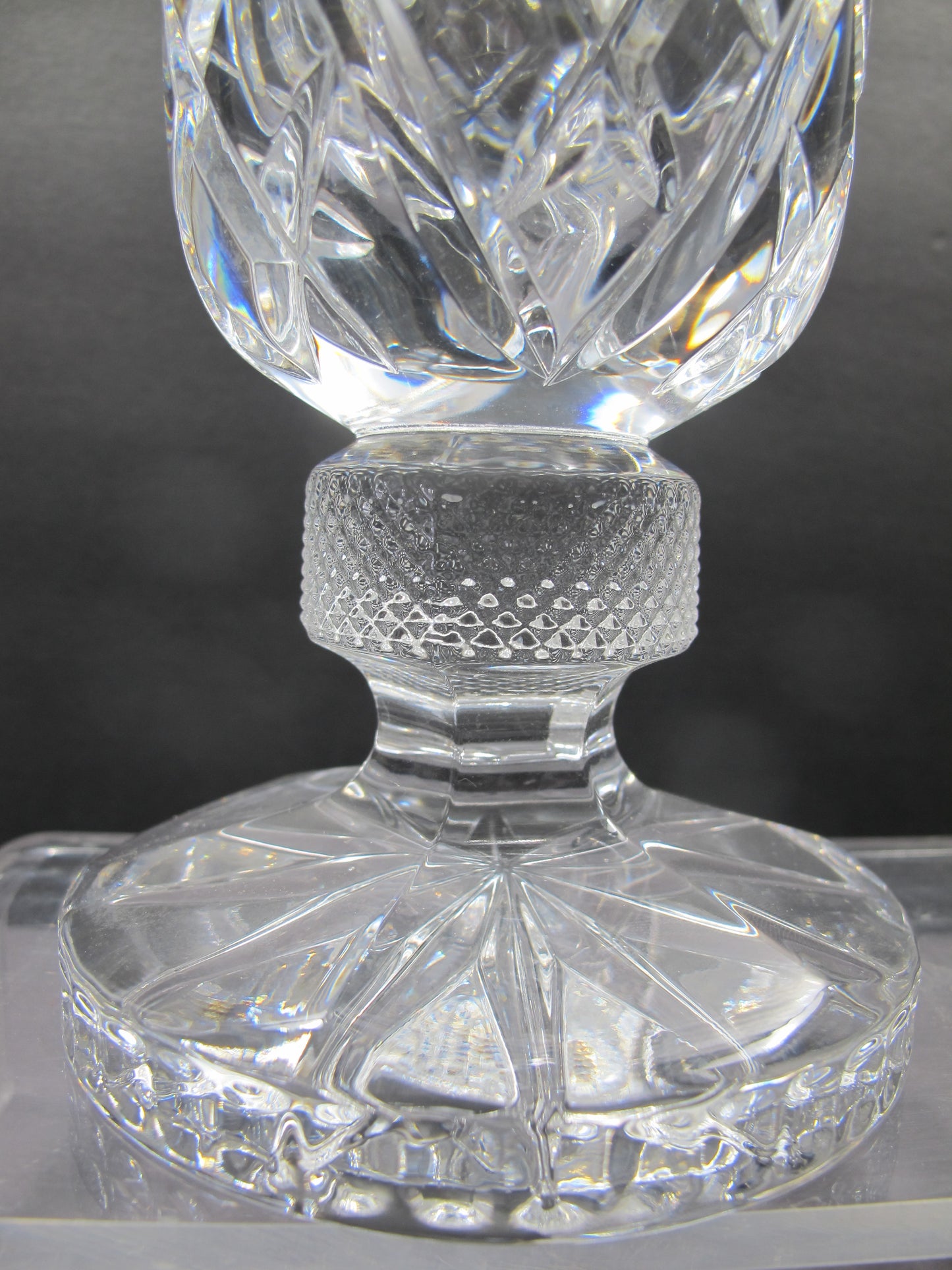 Hand Cut 24% lead crystal Trophy with space for etching Award Poland