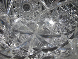 ABP cut glass bowl American brilliant fba