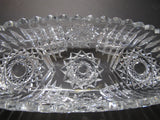 ABP Crystal Cut Glass celery signed Libbey