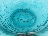 L.E Smith Glass Aqua windmill bowl