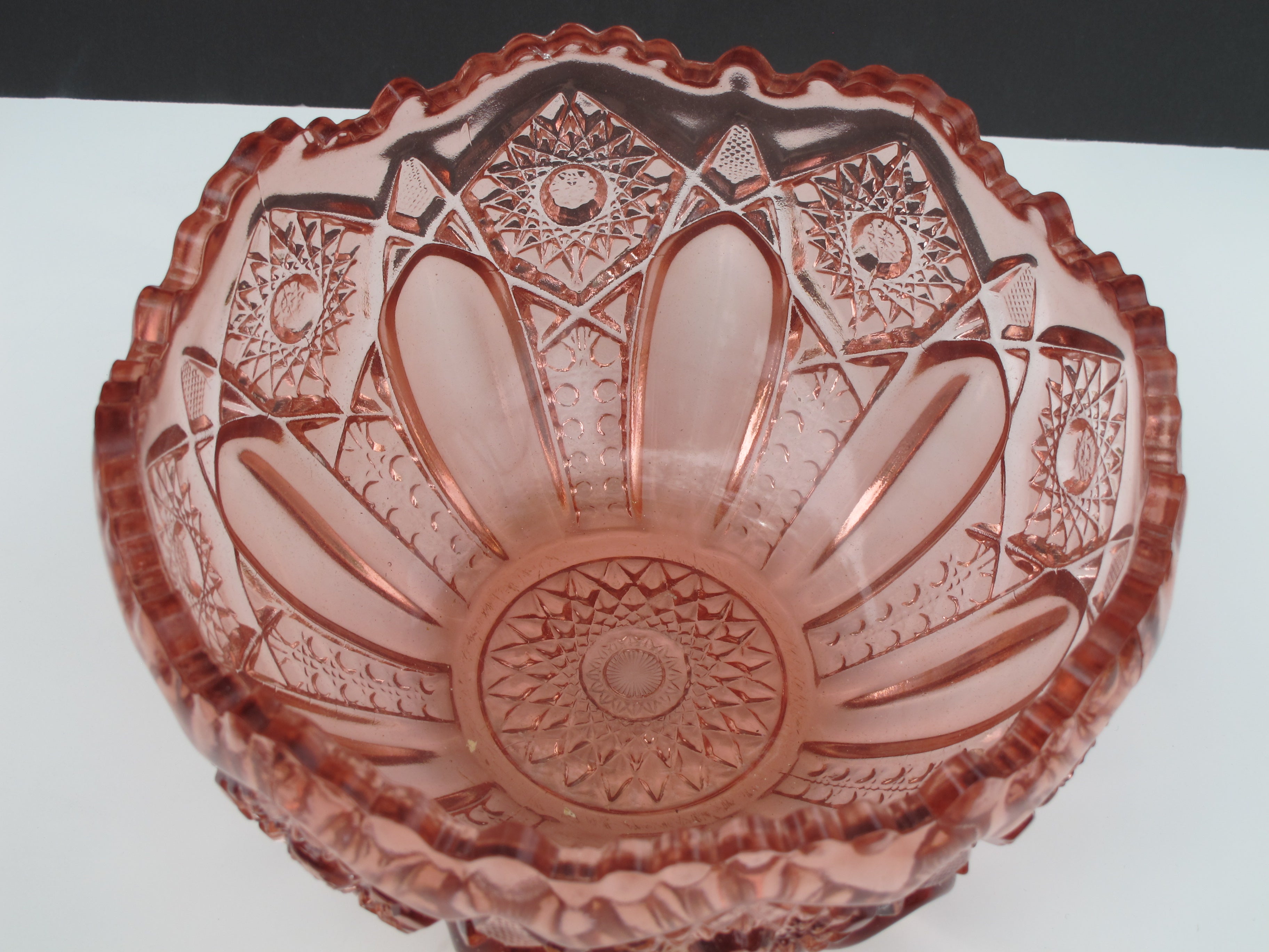 Smith Glass pink bowl