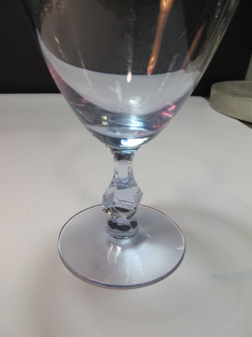 Alexanderite Glass Tiiffin water goblet