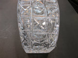 Hand cut square vase Signed Peter ORourke Made in USA Mt Pleasant PA