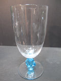 Bryce Aquarius beverage glass blue Crystal