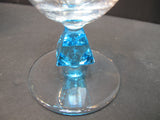 Bryce Aquarius goblet blue Crystal