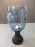 Lenox Tempo water glass blue Mist hand blown