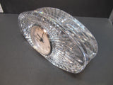 Signed Waterford crystal large oval clock