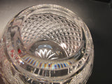 Signed Lenox cut glass rose bowl Providence