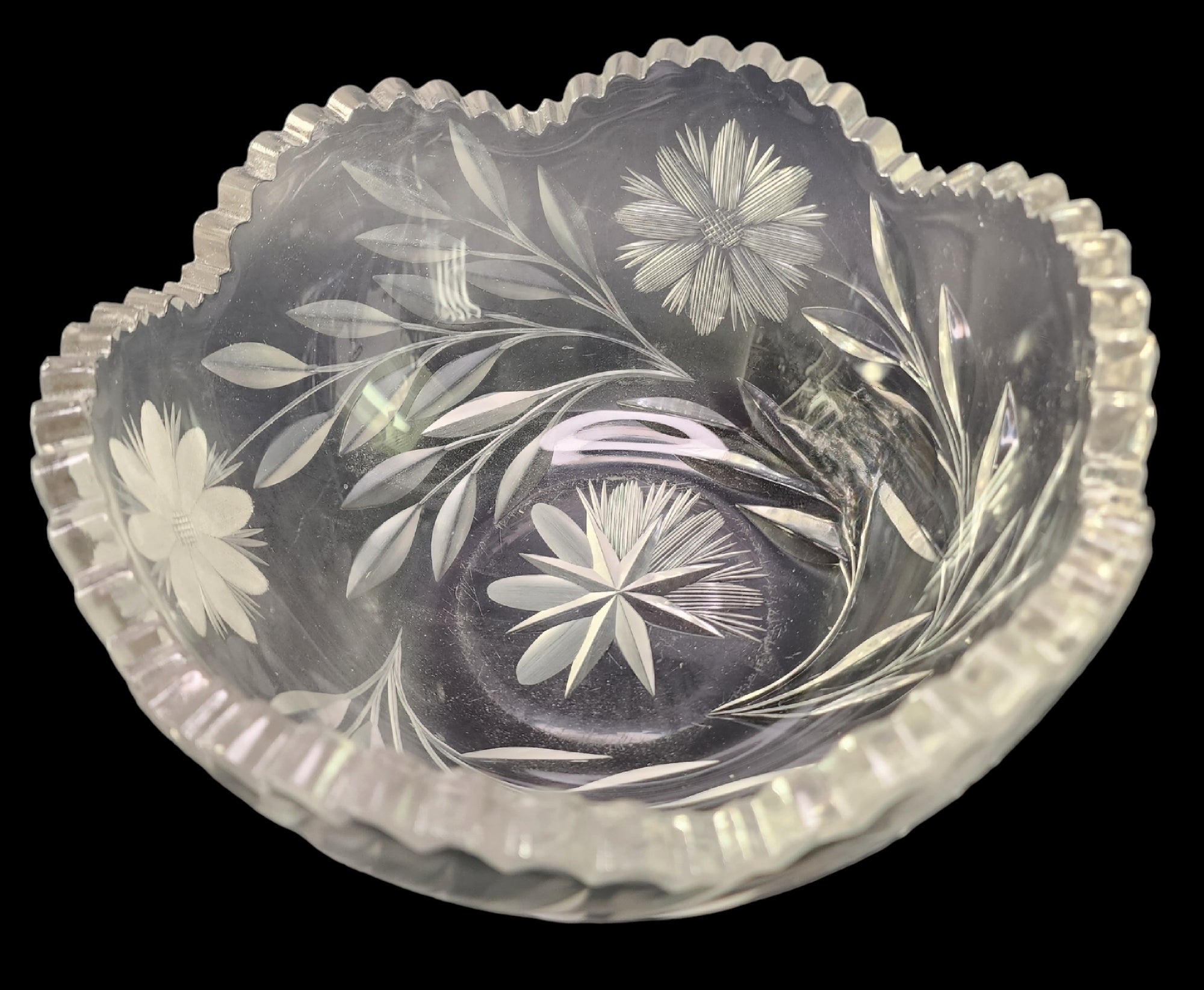 American Brilliant Period and Antique HandCut Glass Patterns For Sale