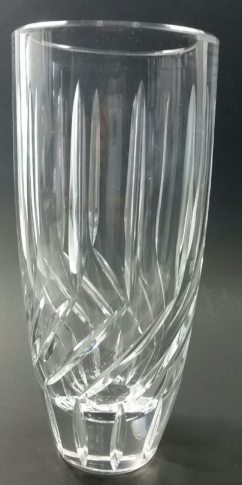 ORourke Hand cut glass vase - O'Rourke crystal awards & gifts abp cut glass