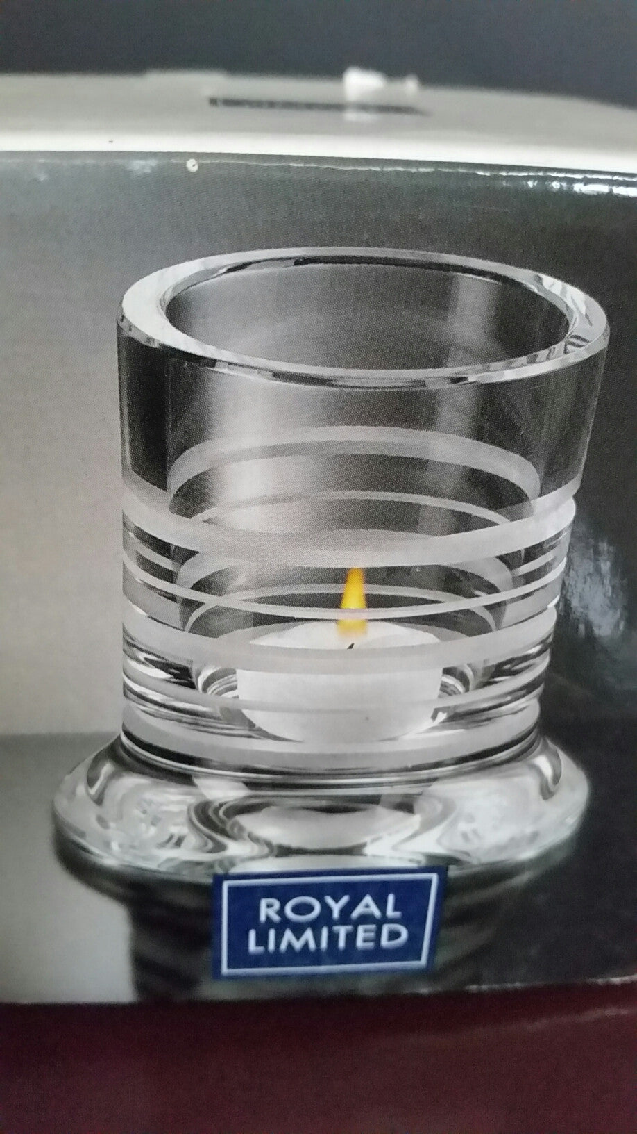 Royal limited crystal votive - O'Rourke crystal awards & gifts abp cut glass