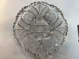 American Brilliant Period Hand Cut Glass bowl abp