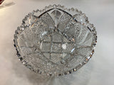 American Brilliant Period Hand Cut Glass bowl abp