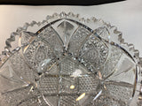 American Brilliant Period Hand Cut Glass bowl abp