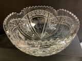 Tuthill American Brilliant Period hand Cut mouth blown blank bowl