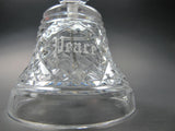 Signed Waterford crystal Peace bell with under dish - O'Rourke crystal awards & gifts abp cut glass