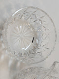 Signed Waterford crystal sugar and creamer